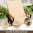 2 PCS Patio Rattan Chaise Lounge Outdoor Reclining Lounger Chair with Wood Armrests-668730456