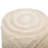 Brummitt Beige Patterned Fabric Pouf