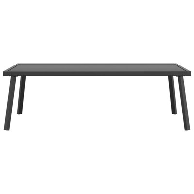 Table basse de jardin vidaXL anthracite