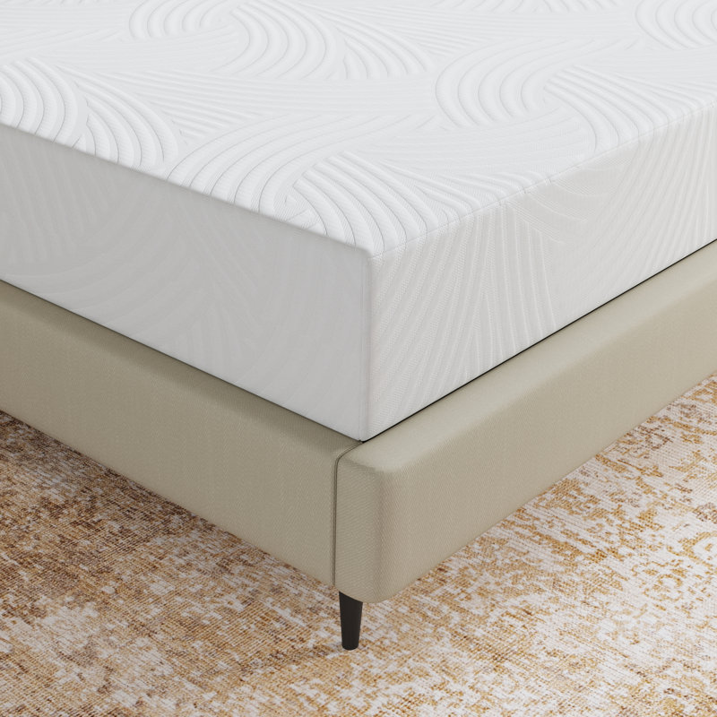 Matelas en mousse viscoélastique imprégnée de gel 10 po Novilla, Lit simple