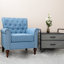 Fauteuil d'appoint capitonné de 29,9 po Abcde-65361619