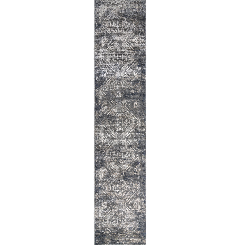 Abstract Indoor Rug, Runner 2'7" x 7'9"