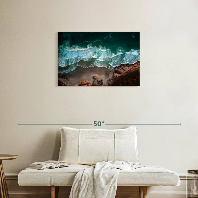 Gillard Coastal Ocean Waves, 20" H x 30" W