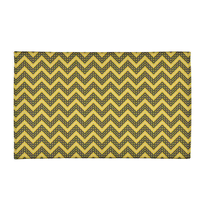 Chenille Chevron Indoor Rug, Rectangle 2' x 3'