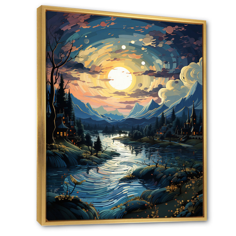 «Ardenheim Mastereuvre The Starry Day» par Vincent III, reproduction d'art sur toile, H 20 po x l 12 po x P 1 po