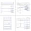 Lit mezzanine simple pour enfant Gorgias-1607869984