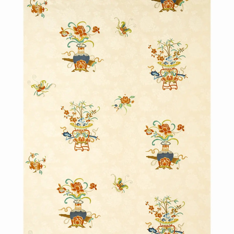 Perennial Favorites Ming Embroidery Fabric