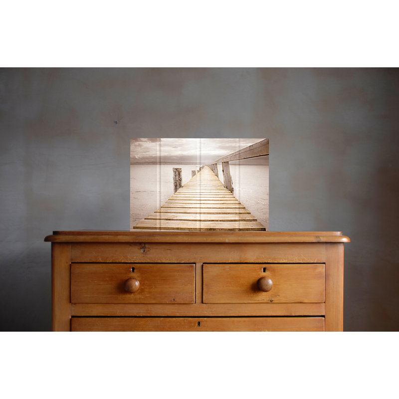 Décoration murale long pilier par the sea, H 18 po x l 24 po x P 1 po