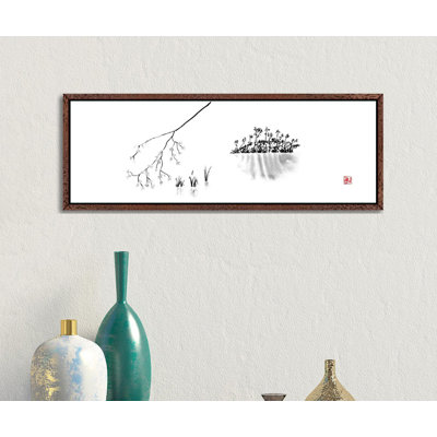 Island by Péchane - Panoramic Print on Canvas