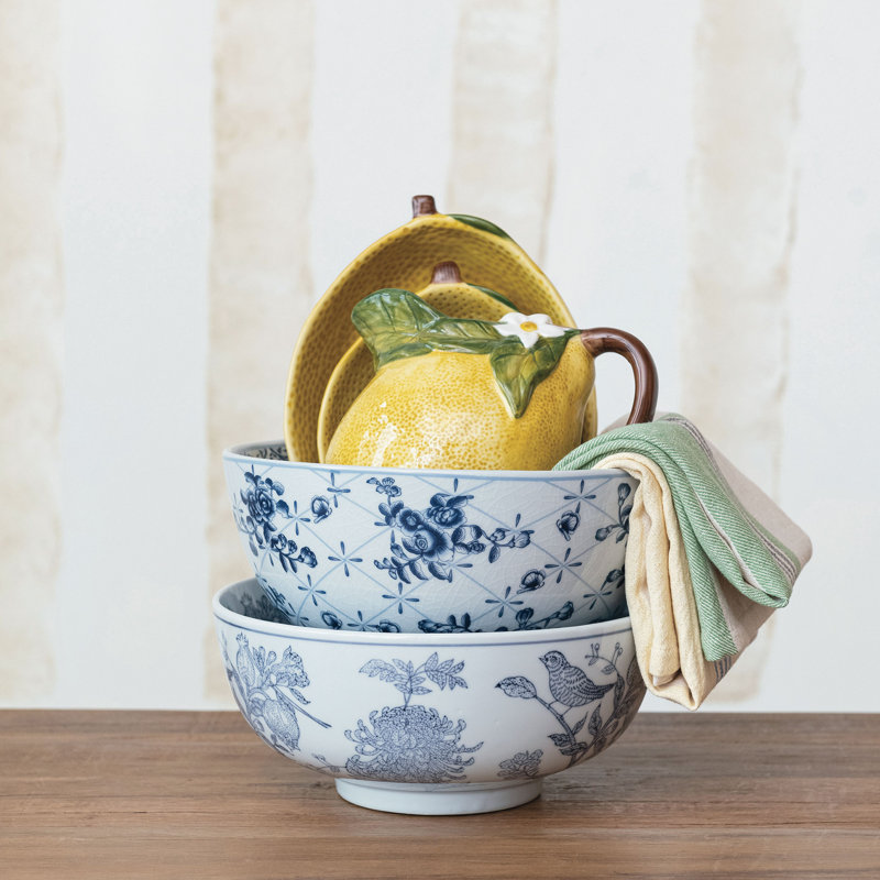 Aviary Garden Stoneware Bowl