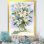 Bouquet de lys blancs - Décoration murale traditionnelle sur toile