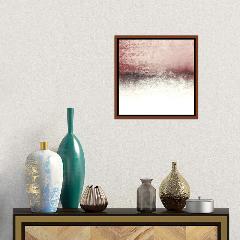 «Blush» - reproduction d'art, Cadre bois classique, H 37 po x l 37 po x P 1,5 po