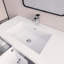 Meuble-lavabo sur pied avec lavabo en acrylique renforcé Verda-264437674