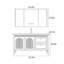 Armoire de salle de bain simple de style français-631339360