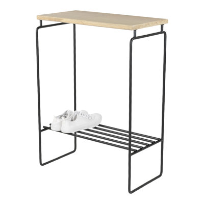 Clint 57cm Solid Wood Top Console Table