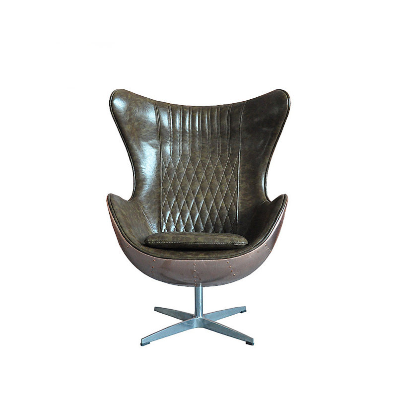 Fauteuil pivotant de style industriel