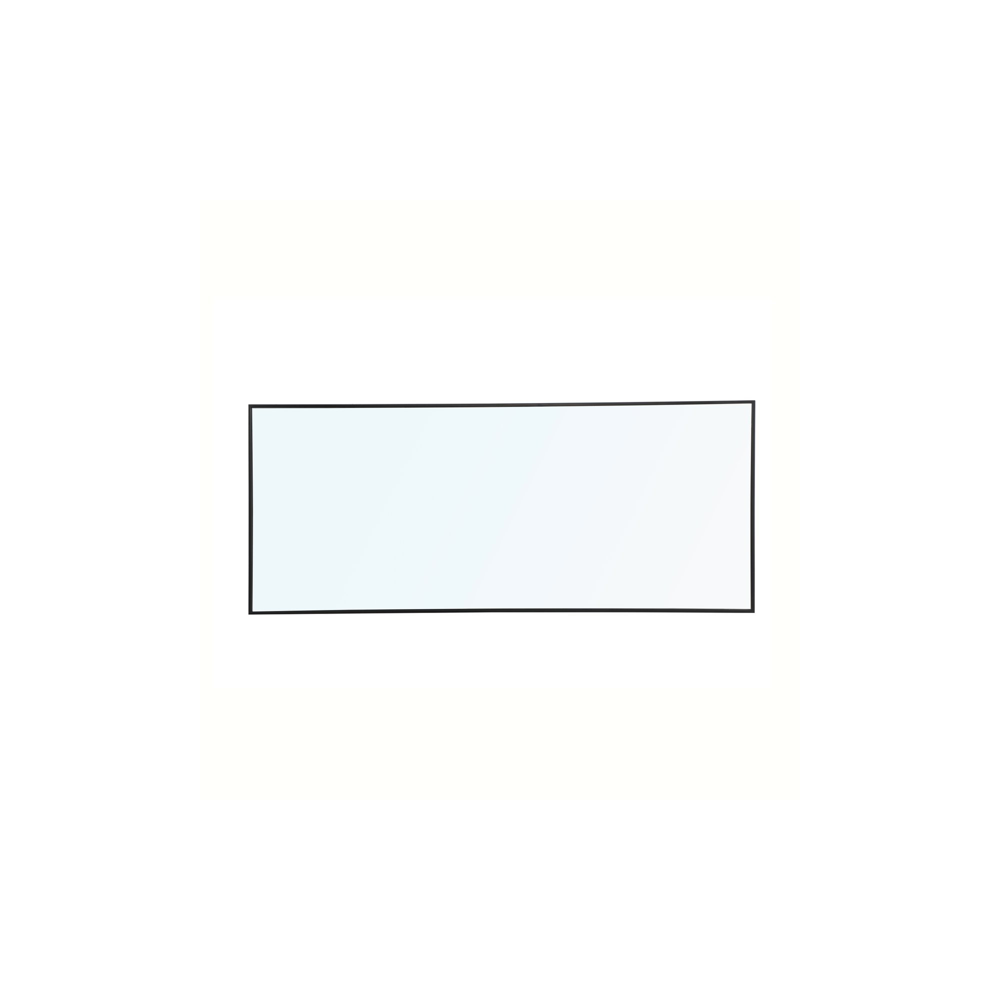 Sabine Metal Rectangle Wall Mirror, Black, 72" x 30"