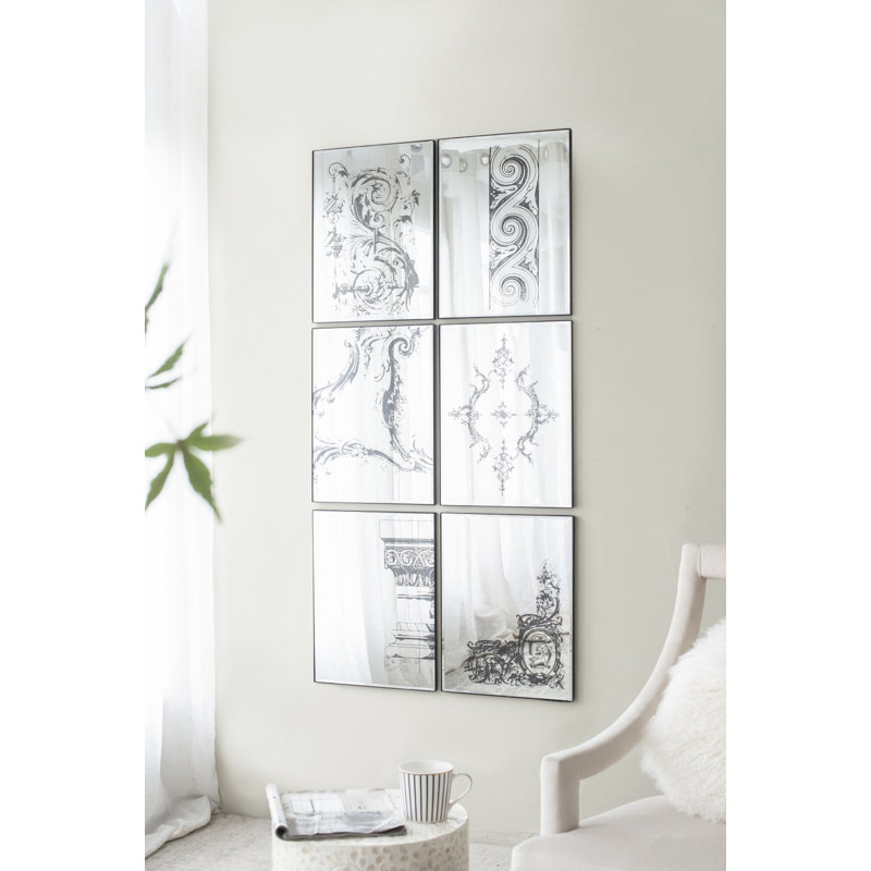 Ensemble de 6 miroirs antiques Howland