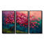«Rose Cherry», art mural cerisier rose et bleu-129751718-129751742