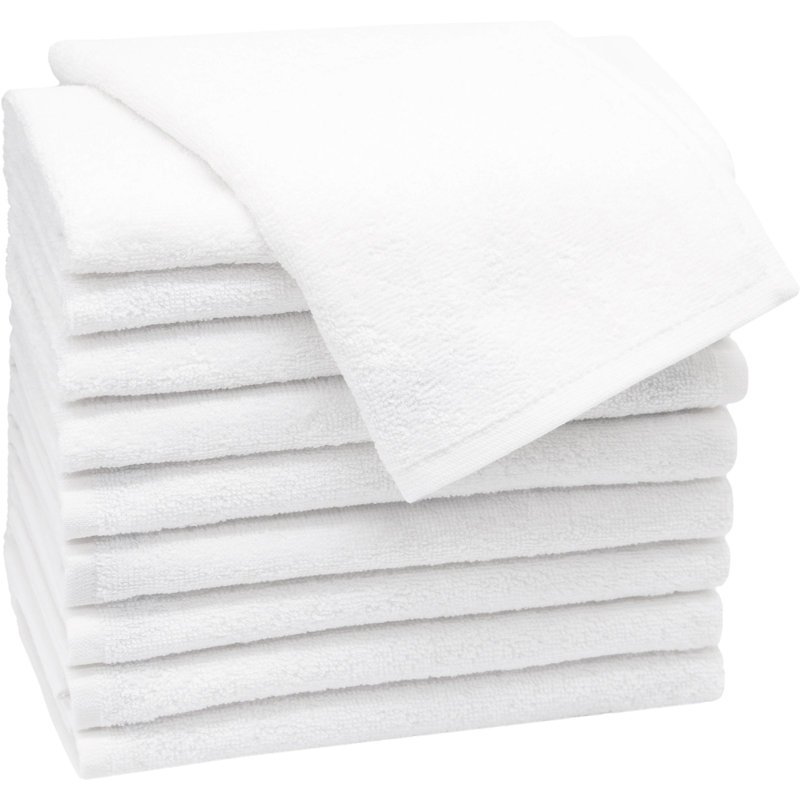 Midweight Fingertip Towel, White
