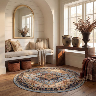 Tapis oriental en laine touffeté à la main Fleta