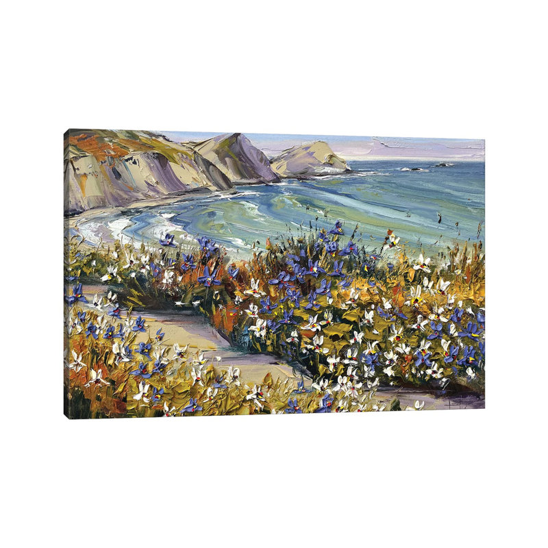 Winter On The Coast by Lisa Elley - Wrapped Canvas Painting, 66.04 cm H x 45.72 cm W x 1.91 cm D