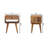 Avora Oak-ish Nightstand With Drawer And Open Slot