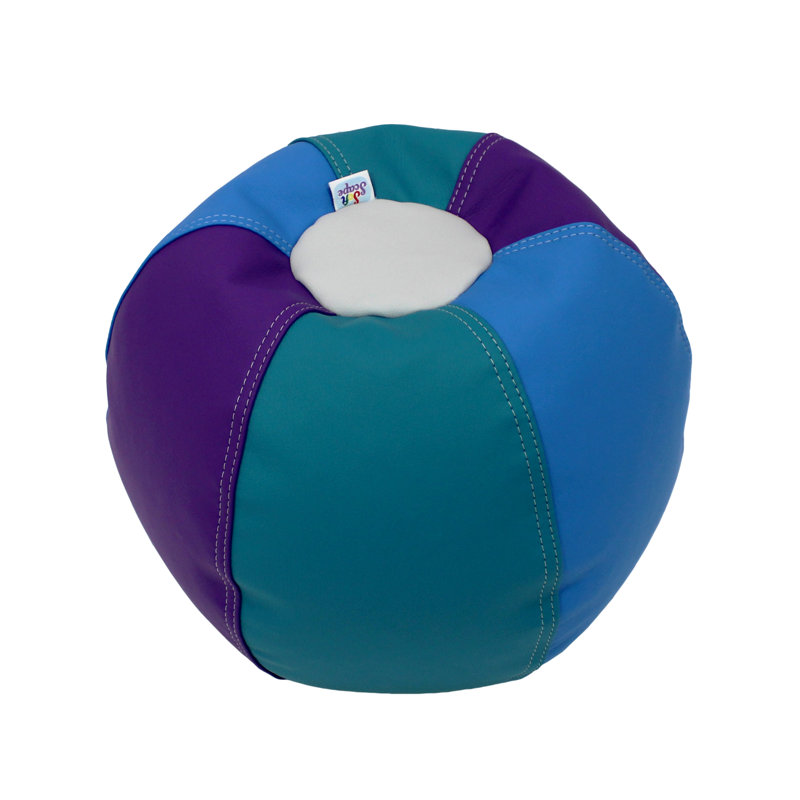 Sac de pois SoftScape, paquet de 2, Similicuir bleu marine / bleu poudre, H 10 po x l 12 po x P 12 po