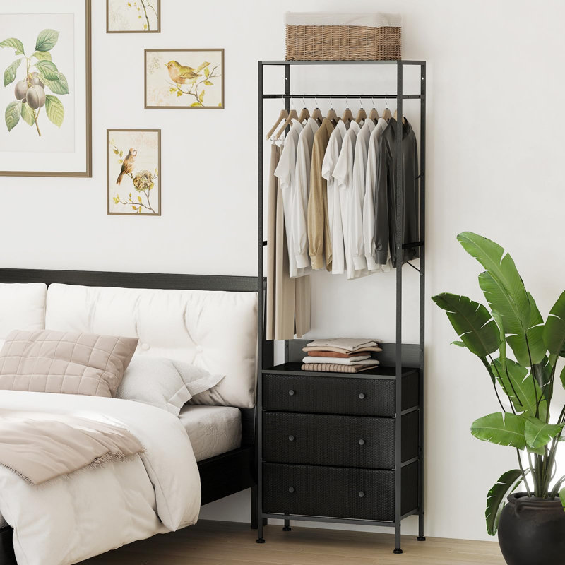 55cm Clothing Rack, Black