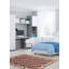 Tapis rectangulaire unique en laine 6 pi 11 po x 9 pi 8 po années 1990