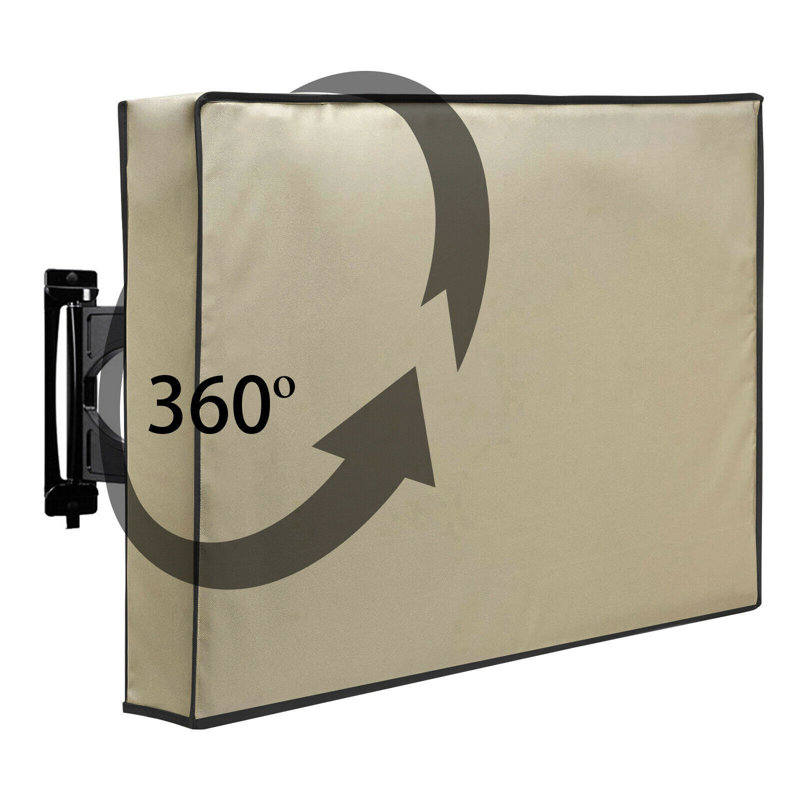 H 46 po x l 48 po, housse pour téléviseur, housse imperméable