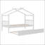 Lit simple en bois avec lit gigogne simple