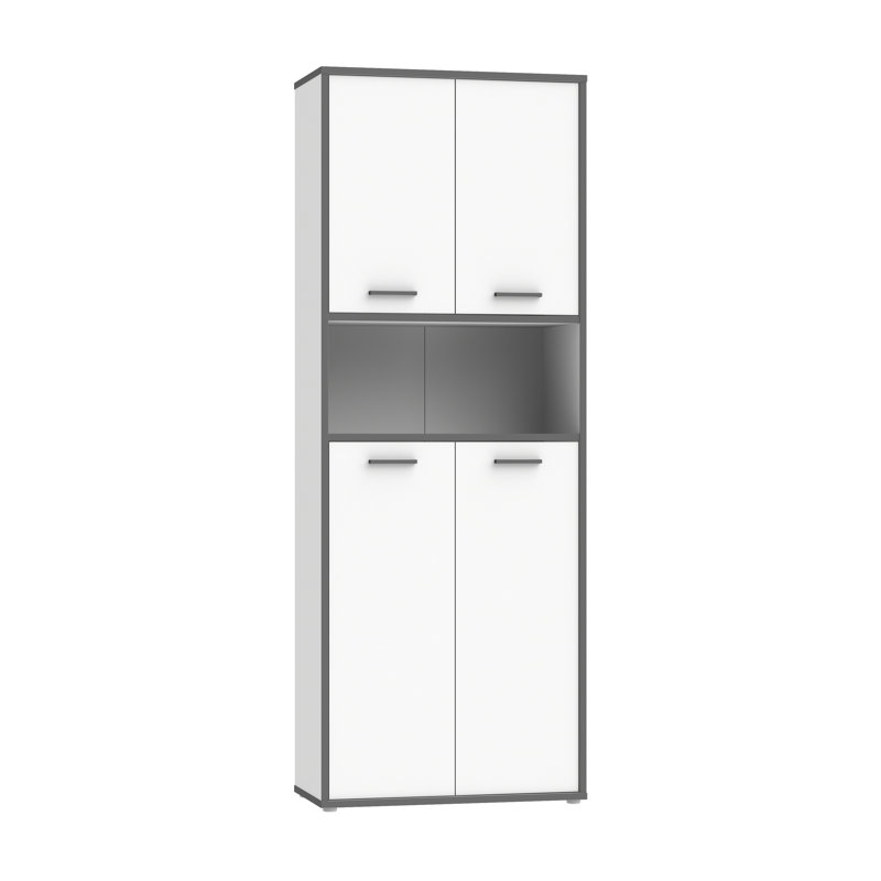 Bibeau 226.4cm H x 84.5cm W Standard Bookcase