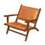 Fauteuil en cuir Daniel