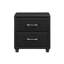 Contemporain durable en similicuir recouvrant la table de chevet 1pc