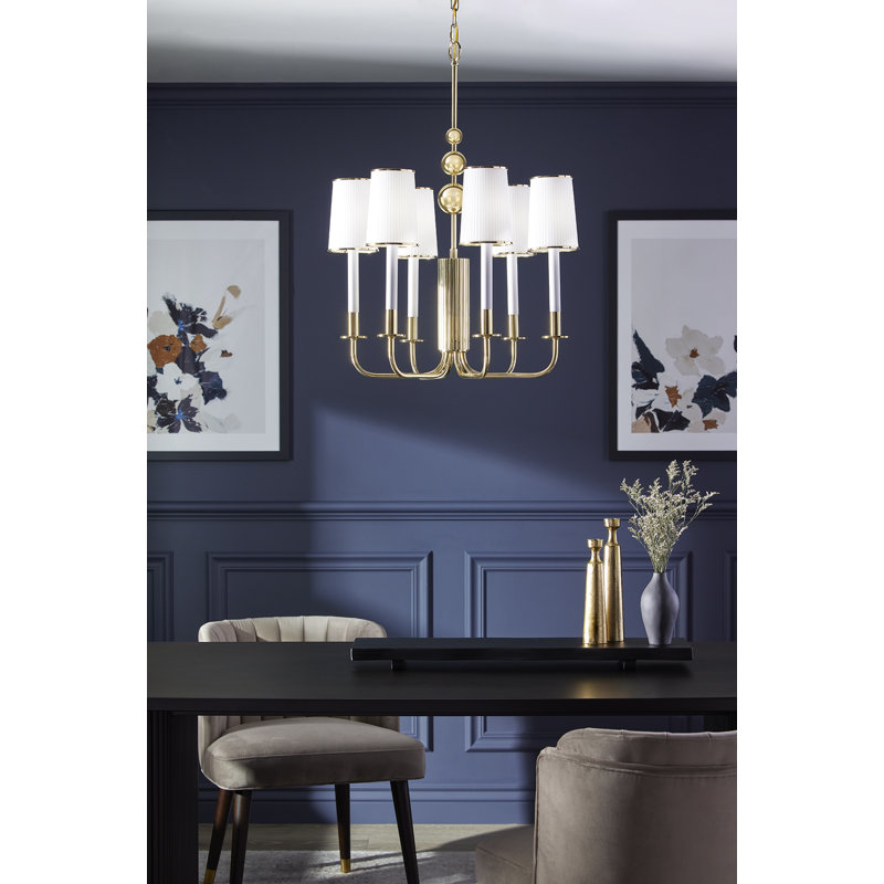 Tresdoux™ 6 - Light Chandelier, White