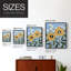 Impression sur bois Woodblock Floral II - bois massif-698769862-698769858