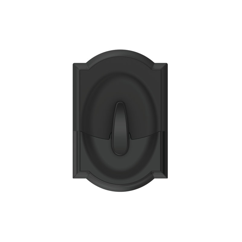 Schlage Touch Keyless Touchscreen Deadbolt with Camelot Trim, Matte Black