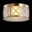 Plafonnier encastré tambour 2 lumières Baity-206826095
