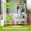 Hall Tree 80cm Wide with Bench and Shoe Storage-177847785