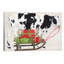 Christmas On The Farm I - Cow With Sled by Tara Reed - Wrapped Canvas Painting-1989289061