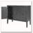 3-Door Wood Cabinet with Adjustable Shelves-13276196