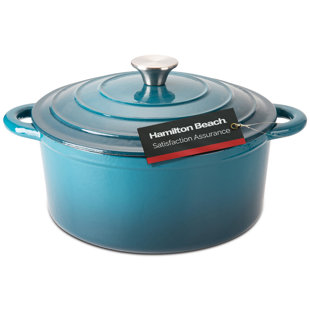 EDGING CASTING Enameled Cast Iron Covered Dutch Oven with Dual Handle,  Dutch Ovens with Lid for Bread Baking, Safe to 500 degrees, 3.5 Quart, White