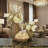 Caramel Gold Vases and Bowl