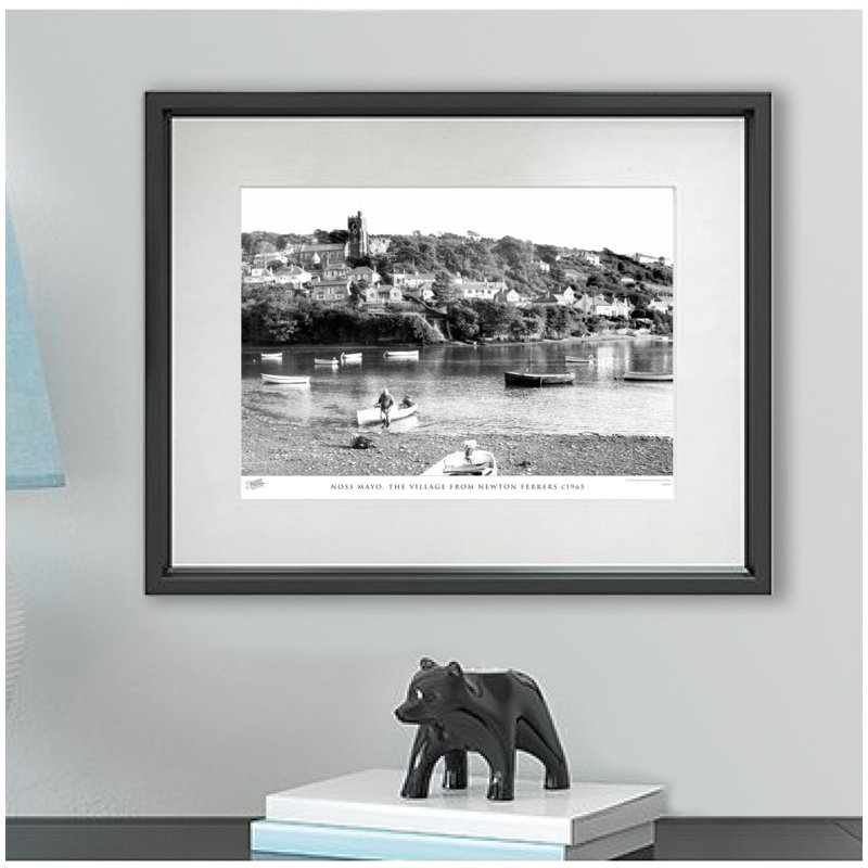 Noss Mayo, The Village From Newton Ferrers C1965 by Francis Frith - Single Picture Frame Print, 40cm H x 50cm W x 2.3cm D