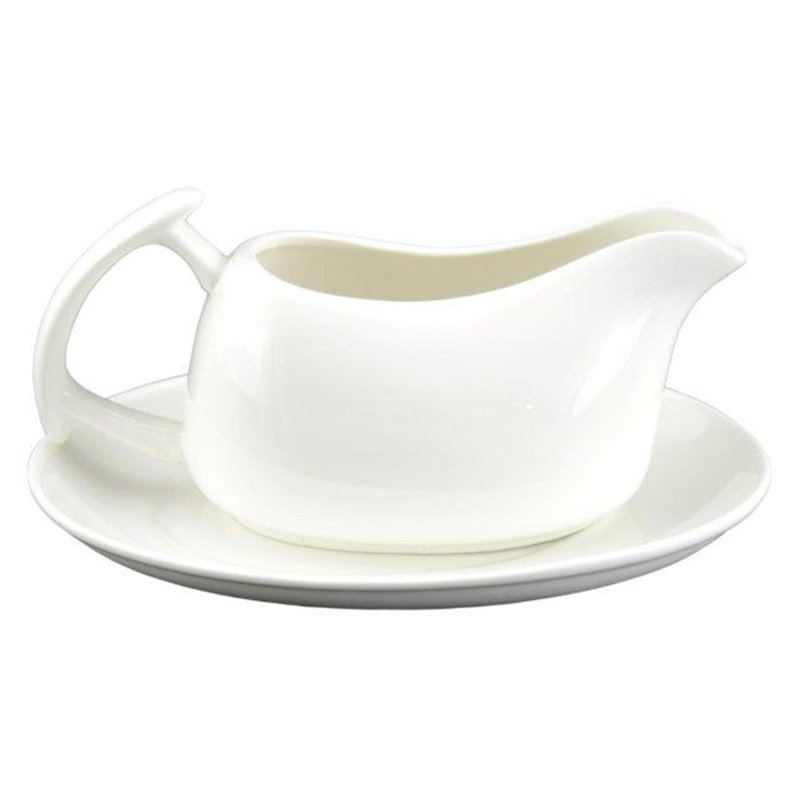 White Tie Gravy Boat