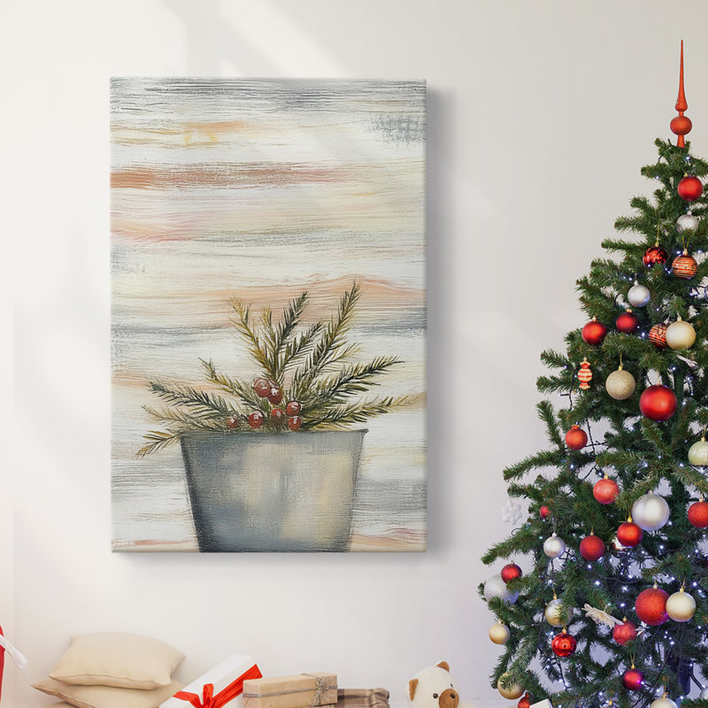 Art des Fêtes de Noël - Toile tendue avec châssis DCCXL, H 18 po x l 12 po