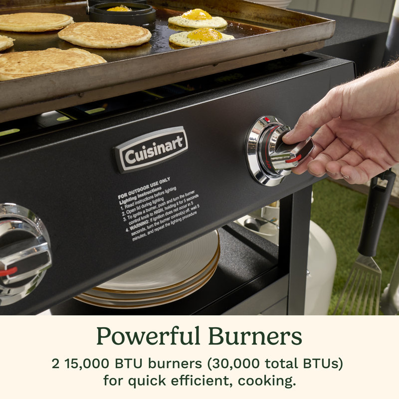 28" Outdoor Griddle With Hood