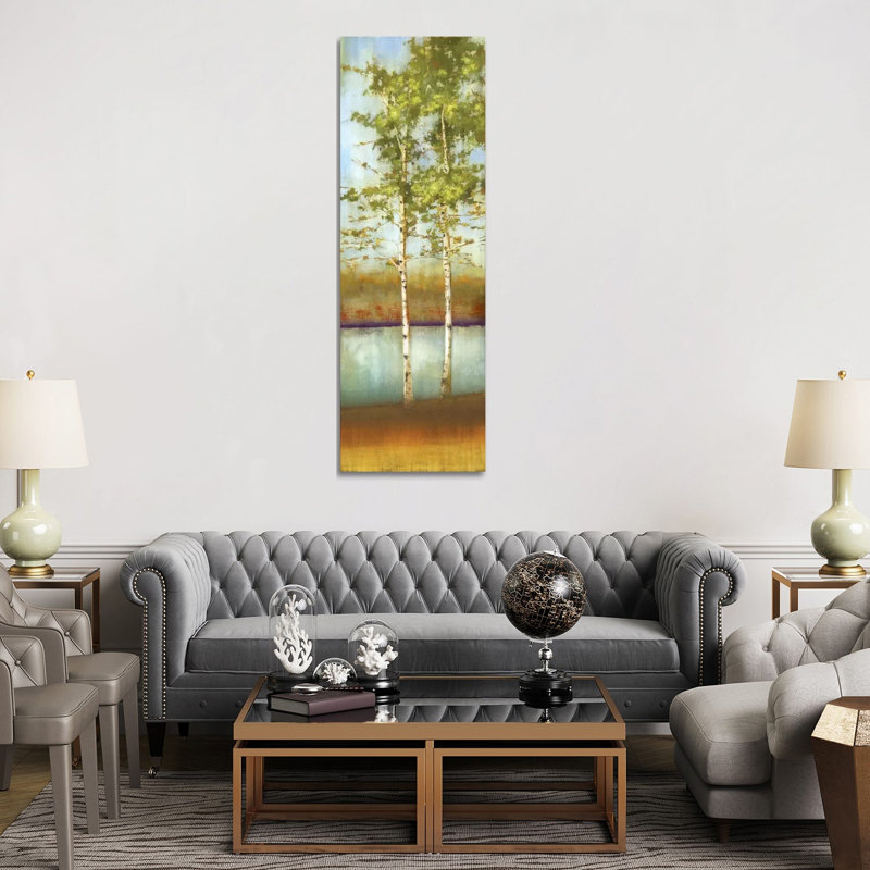 Swaying Along II by Allison Pearce - Painting on Canvas, 182.88 cm H x 60.96 cm W, Wrapped Canvas
