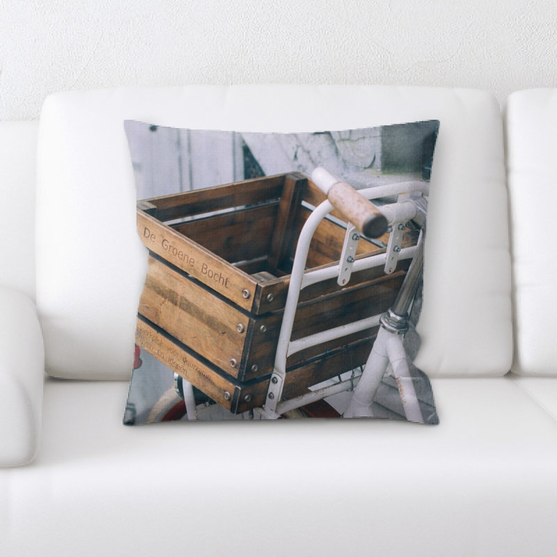 Microsuede Throw Pillow